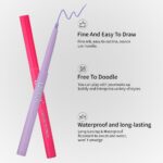 Gel Eyeliner Pencil Eyeliner Gel Pen - 12 Color Eyeliner Gel Pen