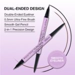 Gel Eyeliner Pencil Eyeliner gel pen and eyeliner liquid pen in one set