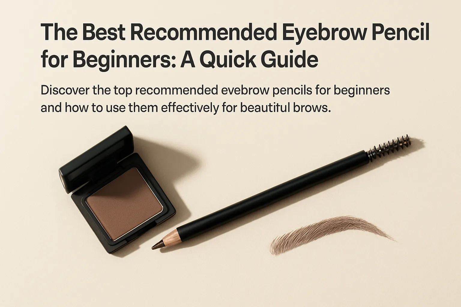 The Best Recommended Eyebrow Pencil for Beginners: A Quick Guide hero image